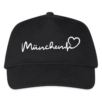 Munich Heartbeat - Kids’ Baseball Cap - black - Front