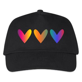 VALENTINSTAG. Junggesellinnenabschied. ICH LIEBE DICH. ICH LIEBE DICH. LIEBE - Kinder Basecap - Schwarz - Vorne