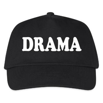 Drama - Kinder Basecap - Schwarz - Vorne