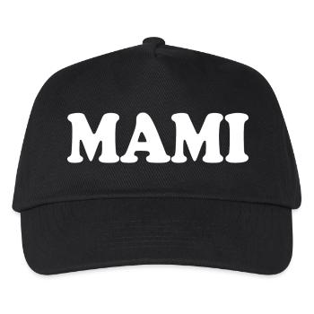 Mami - Kinder Basecap - Schwarz - Vorne