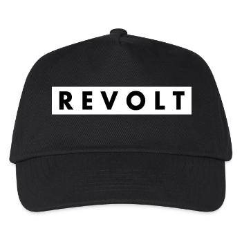 Revolt - Kinder Basecap - Schwarz - Vorne