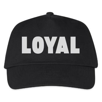 Loyauté loyale - Casquette de baseball Enfant - noir - Devant