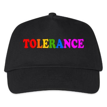 Tolerance - Kids’ Baseball Cap - black - Front