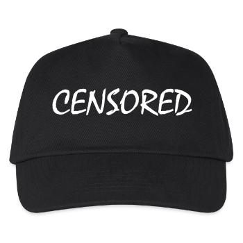 censored - Kinder Basecap - Schwarz - Vorne