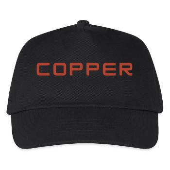 COPPER BRAND CLOTHING & ACCESSORIES - Kids’ Baseball Cap - black - Front