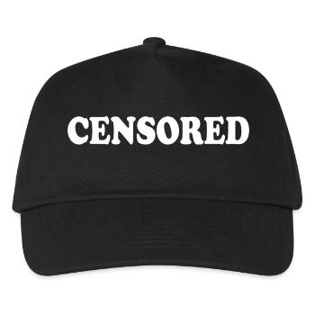censored - Kinder Basecap - Schwarz - Vorne