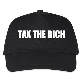 Tax the rich - Kids’ Baseball Cap - black - Front