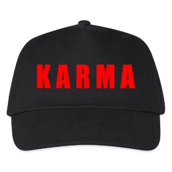 Karma - Kinder Basecap - Schwarz - Vorne