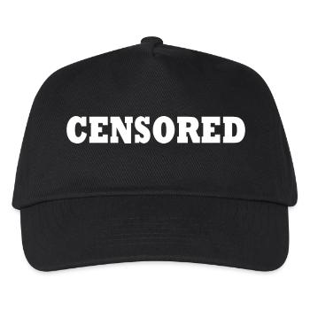 censored - Kinder Basecap - Schwarz - Vorne