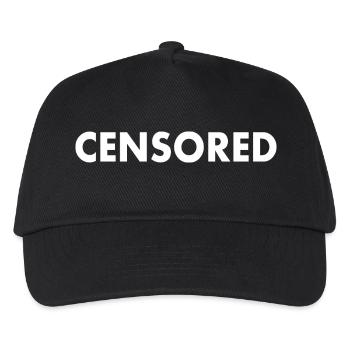 censored - Kinder Basecap - Schwarz - Vorne