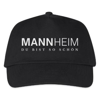 Mannheim du bist so schön - Kinder Basecap - Schwarz - Vorne