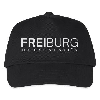 Freiburg du bist so schön - Kinder Basecap - Schwarz - Vorne