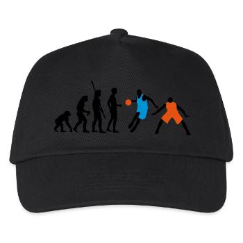 evolution_basketball_072011_h_3c - Kinder Basecap - Schwarz - Vorne