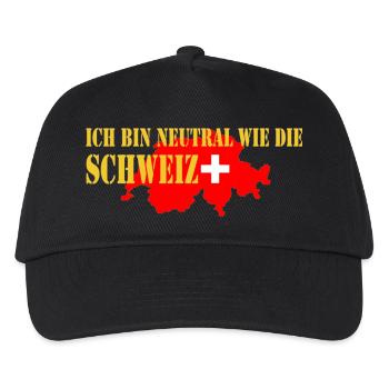 schweiz - Kids’ Baseball Cap - black - Front