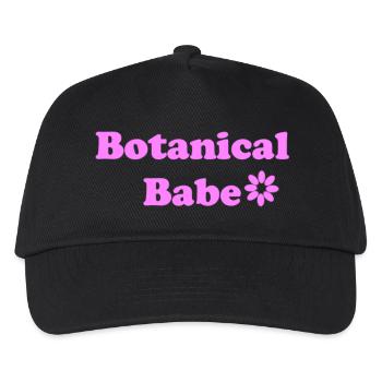Botanisches Baby - Kinder Basecap - Schwarz - Vorne
