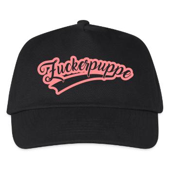Zuckerpuppe Schatzi Liebling Geschenk - Kinder Basecap - Schwarz - Vorne