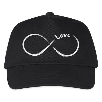 Infinity Love - Kids’ Baseball Cap - black - Front