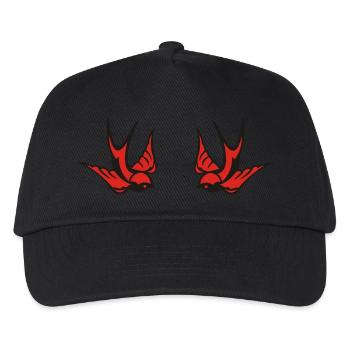 swallow - Kinder Basecap - Schwarz - Vorne