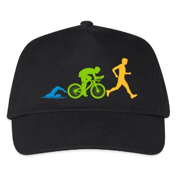 Sport Triathlon Competition - Kids’ Baseball Cap - black - Front