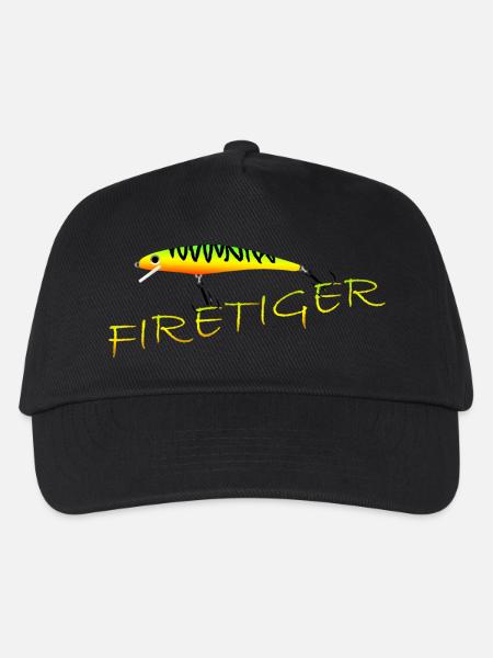 Firetiger - Kinder Basecap - Schwarz