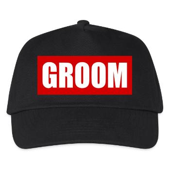Groom - Casquette de baseball Enfant - noir - Devant