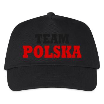 Team polska - Kinder Basecap - Schwarz - Vorne