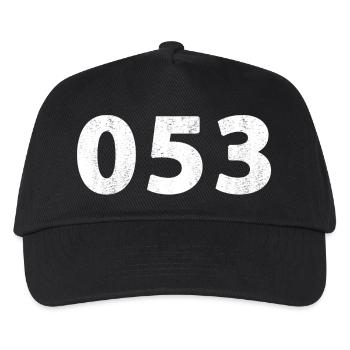 053 Enschede, Haaksbergen, Losser, Overdinkel, Glane - Kids’ Baseball Cap - black - Front