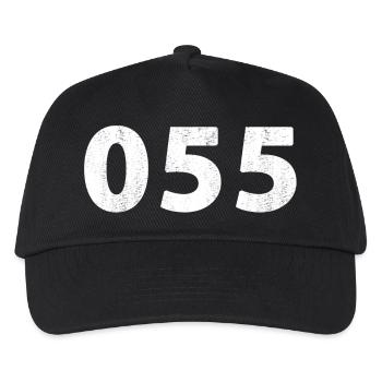 055 Apeldoorn Hoenderloo Loenen Ede Voorst Lieren - Kids’ Baseball Cap - black - Front