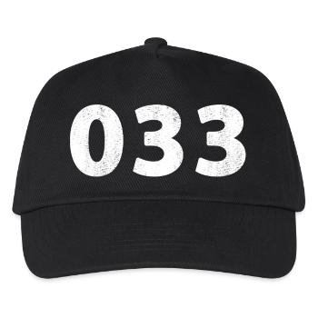 033 Amersfoort Leusden Hoevelaken Hoogland Eemdijk - Kids’ Baseball Cap - black - Front
