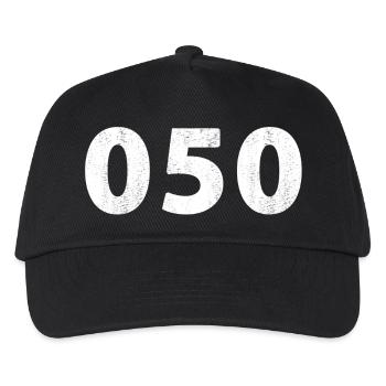 050 Groningen Haren Bedum Eelde Aduard Peize Onnen - Casquette de baseball Enfant - noir - Devant
