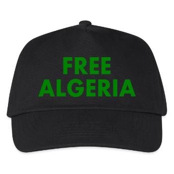Algerien - Kinder Basecap - Schwarz - Vorne