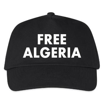 Algerien - Kinder Basecap - Schwarz - Vorne