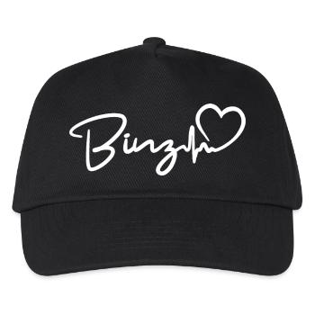 Binz heartbeat Baltic Sea seaside resort Binz - Kids’ Baseball Cap - black - Front