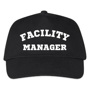 Gestionnaire d’installations, technicien en bâtiment, gardien - Casquette de baseball Enfant - noir - Devant