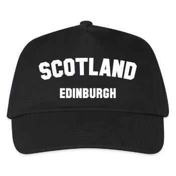 EDINBURGH Scotland Schottland - Kinder Basecap - Schwarz - Vorne