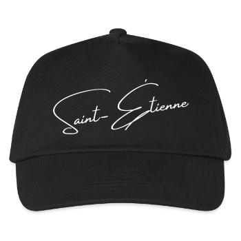 Saint-Étienne - Geschenk - Hollywood - Kinder Basecap - Schwarz - Vorne