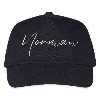 Norman Name T-Shirt Gift for Men - Kids’ Baseball Cap - black - Front