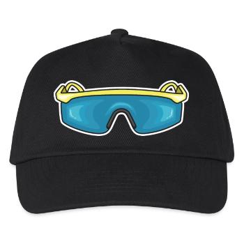 80s Vintage Sunglasses - Kids’ Baseball Cap - black - Front