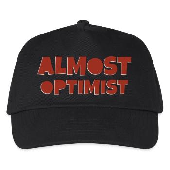 presque optimiste - Casquette de baseball Enfant - noir - Devant
