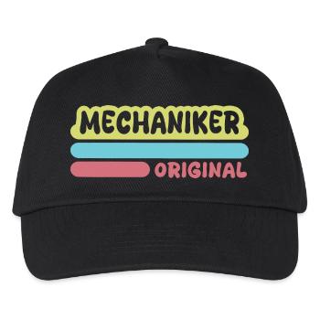 Mechaniker als Vorname - Kinder Basecap - Schwarz - Vorne