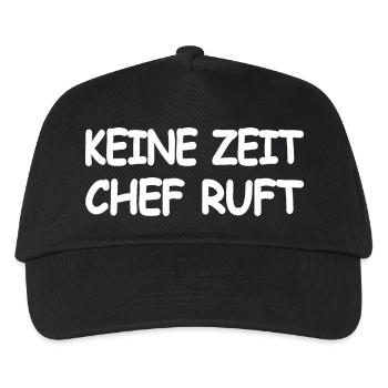 Chef - Kinder Basecap - Schwarz - Vorne