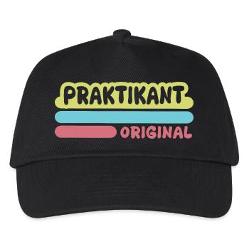 Praktikant als Vorname - Kinder Basecap - Schwarz - Vorne