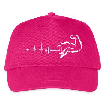 Flex Heartbeat Langhantel - Kinder Basecap - Fuchsia - Vorne