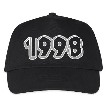 Year 1998 - Kids’ Baseball Cap - black - Front