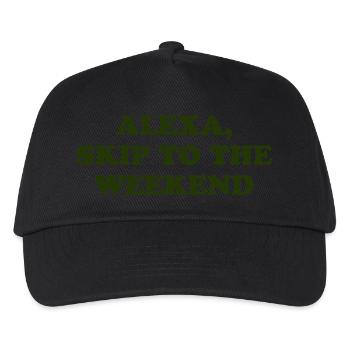 Alexa, Passez au week-end - Casquette de baseball Enfant - noir - Devant