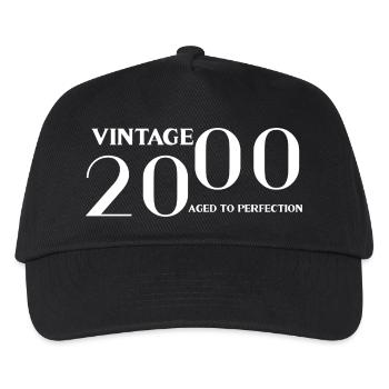 Vintage 2000 aged to perfection - Casquette de baseball Enfant - noir - Devant