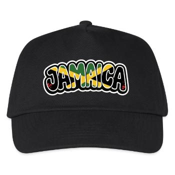 JAMAÏQUE Graffiti - Casquette de baseball Enfant - noir - Devant