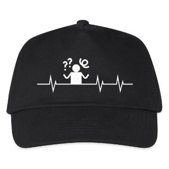 Heartbeat of Confusion - Kinder Basecap - Schwarz - Vorne