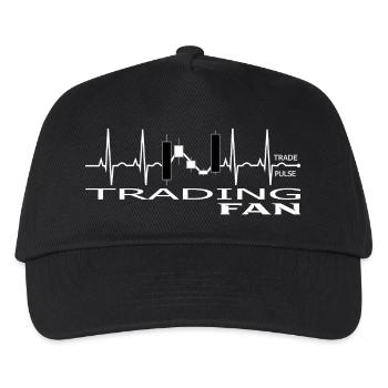 Pulse Trading Chart Design - Kinder Basecap - Schwarz - Vorne