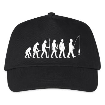 The Evolution of Fishing – Man’s True Heritage - Kinder Basecap - Schwarz - Vorne